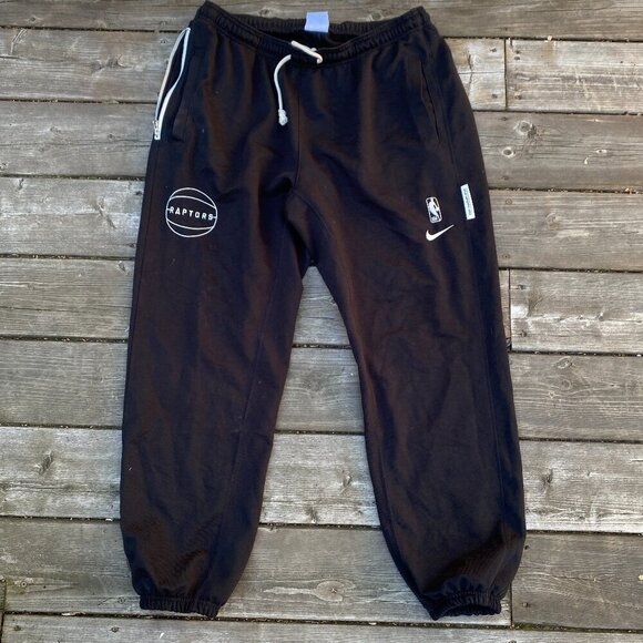 Nike X NBA Toronto Raptors Team 31 Standard Issue Sweatpants XL Black - Picture 2 of 6